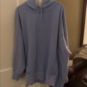 NWT Free People Movement Sprint to the finish hoodie in Blueberry Size XL